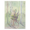 Marco Mastropieri, Mandragora Diabolica, 2026, matite colorate su carta, 29x21 cm