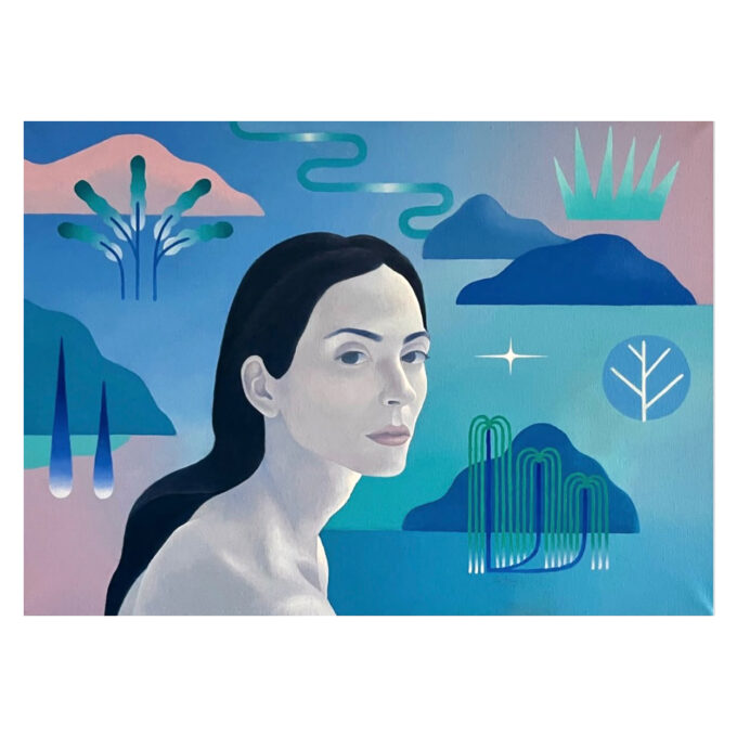 Ritratto all’imbrunire, 2026, 25x35cm
