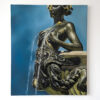Diego Azzola, Aeneus, 2026, acrilico e olio su tela, 50x60 cm